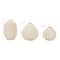 Hello Honey® White Stoneware Vases with Textured Black Polka Dots Set